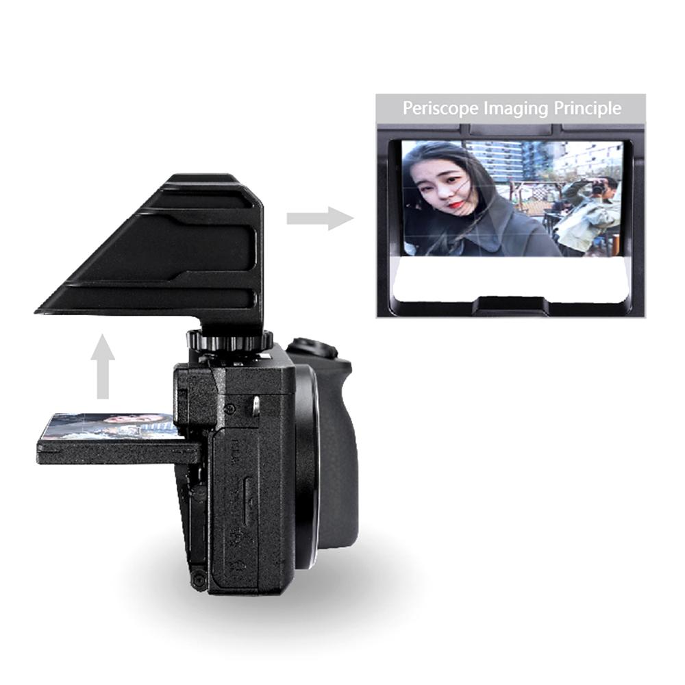 Vlog Selfie Flip Screen with Cold Shoe for Mirrorless Camera for Video Youtuber