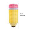 Festival Decoration Festive Lantern Decor Back to School Classroom Decoration Set Crayon Pencil Hanging Paper Lanterns for First