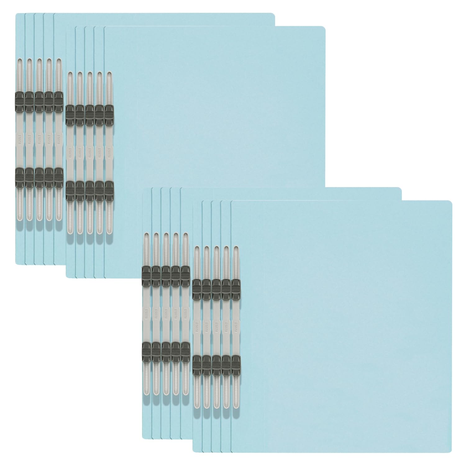 

Plus Economy Flat File A4 Vertical 2 Holes 20 Book Pack Royal Blue