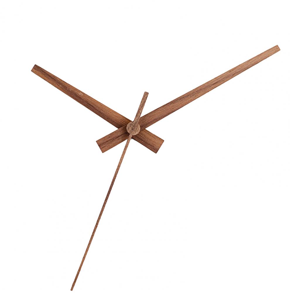 3Pcs/Set Durable Wall Clock Hands Long Clock Hands Solid Wood Repair Parts Wall Clock Hands Insert Kits
