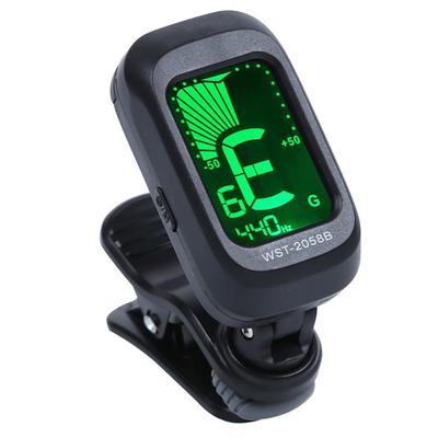 Clip-on LCD Acoustic Electric Guitar Violin Ukulele Chromatic Tuner Corrector