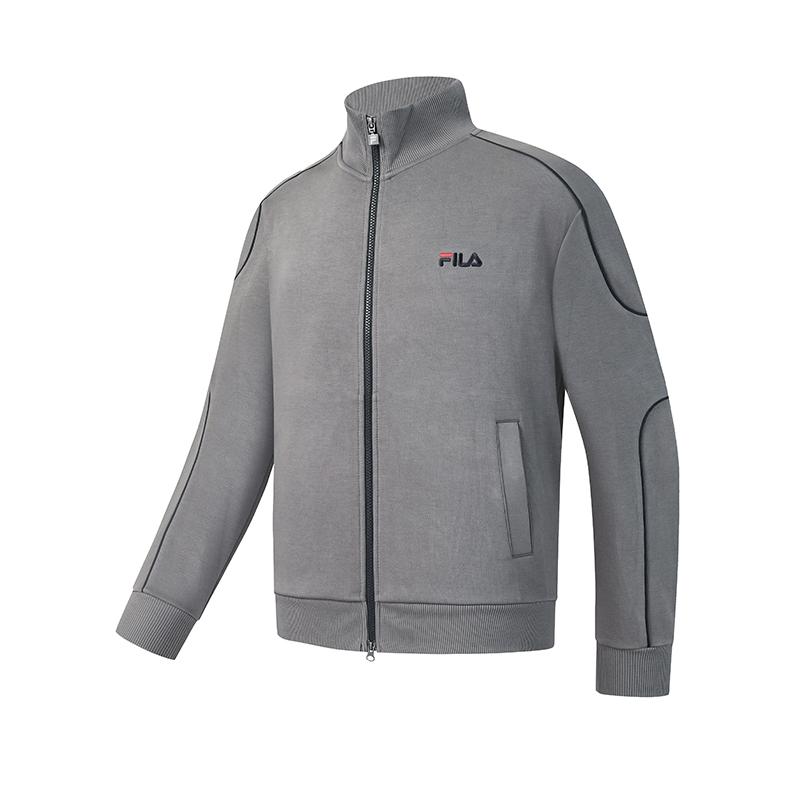 

Fila Tennis Fashionable Personality Trend Classic Retro Sports Casual Versatile Comfortable Loose Knit Jacket Men Jacket Dark-Reef-Gray A11M613515FDY L