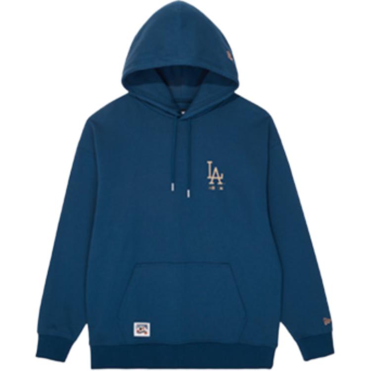 New Era MLB Los Angeles Dodgers Vintage Print Cuff Logo Embroidered American Hoodie Casual Long Sleeve Sweatshirt Unisex hoodies 14726547