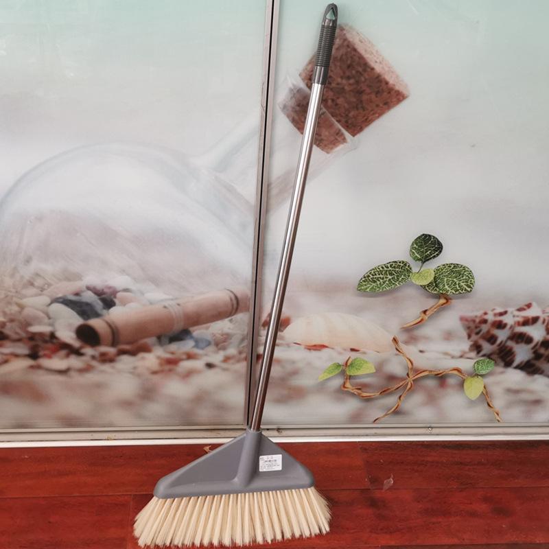 Пластиковая метла метла для пыли с длинной ручкой санитарная метла бытовая одинарная метла удлиненная метла с мягкой щетиной