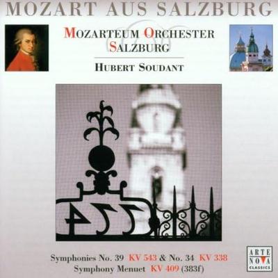 CD MOZART, SAUDANT; MOZARTEUM ORCHESTR - Mozart: Symphony No.39 & 34  74321927602 Non Japan Classical Used