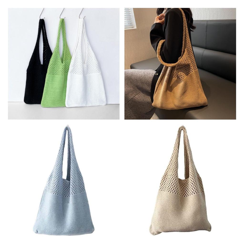 Vintage Knitted Shoulder Bag For Women, Elegant And Chic, Perfect For Daily Use, Large Capacity