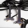 PCIE 3.0/4.0 X1 Riser Cable 90 Degree Right Angle PCIE Extension Cable Adapter PCIe Express Riser Card Ribbon Extender