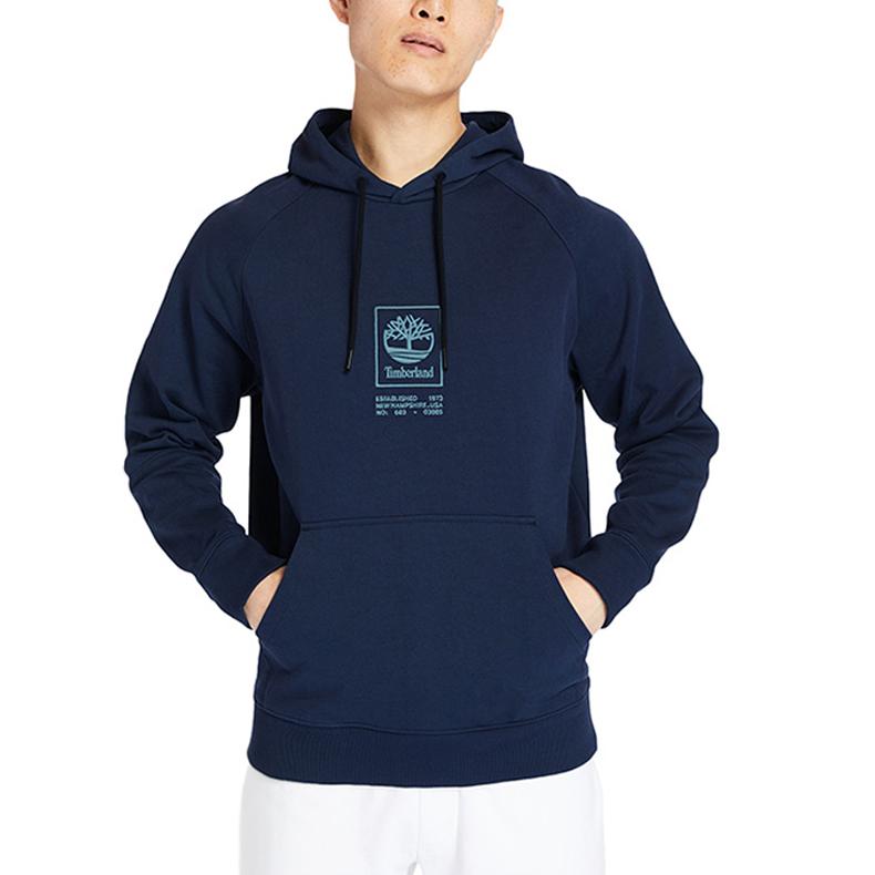 Timberland Baum Bestickter Sport-Hoodie Herren Hoodies Marineblau A2D3U-451