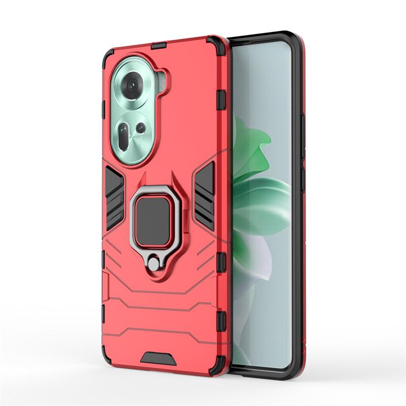 

Для Oppo Reno 11 5G Чехол Противоударная Подставка Магнит Броня Чехлы для Телефона для Oppo Reno11 5G Global CPH2599 6.7 Задняя Крышка Fundas Reno 11 5G Global