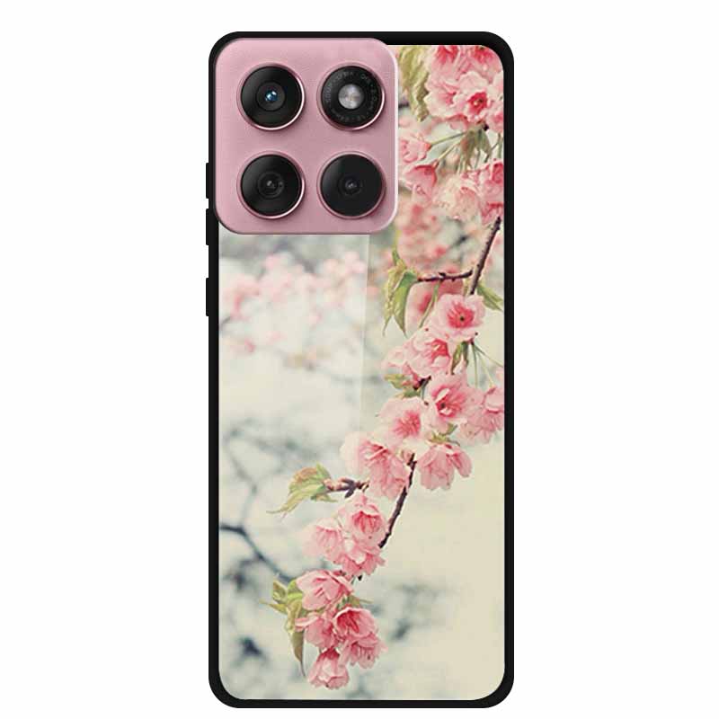 For Motorola Edge 60 60s 5G Case Hard Back Cover Tempered Glass Case For Motorola Edge 60 Fusion Phone Case Soft TPU Bumper Para