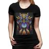 Dreamcatcher Owl TShirt for Women Crew Neck Streetwear T Shirts Womens Tees Short Summer Clothes Tops