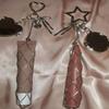 Charm Bag Accessories Lip Balm Bag Key Chain Stainless Steel Lipsticks Holder Protective Cover