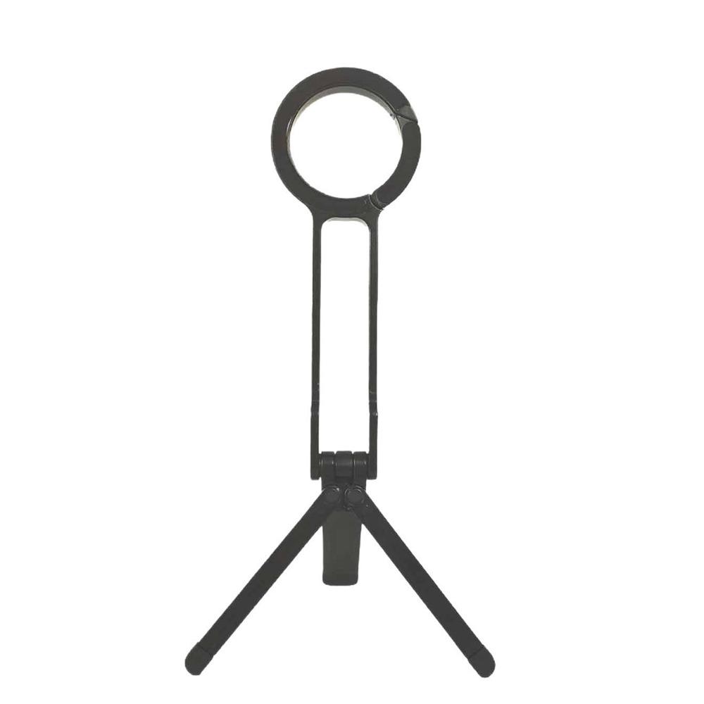 Foldable Ring Carabiner-Mounted Phone Tripod Lightweight Magnetic Phone Tripod  for Home