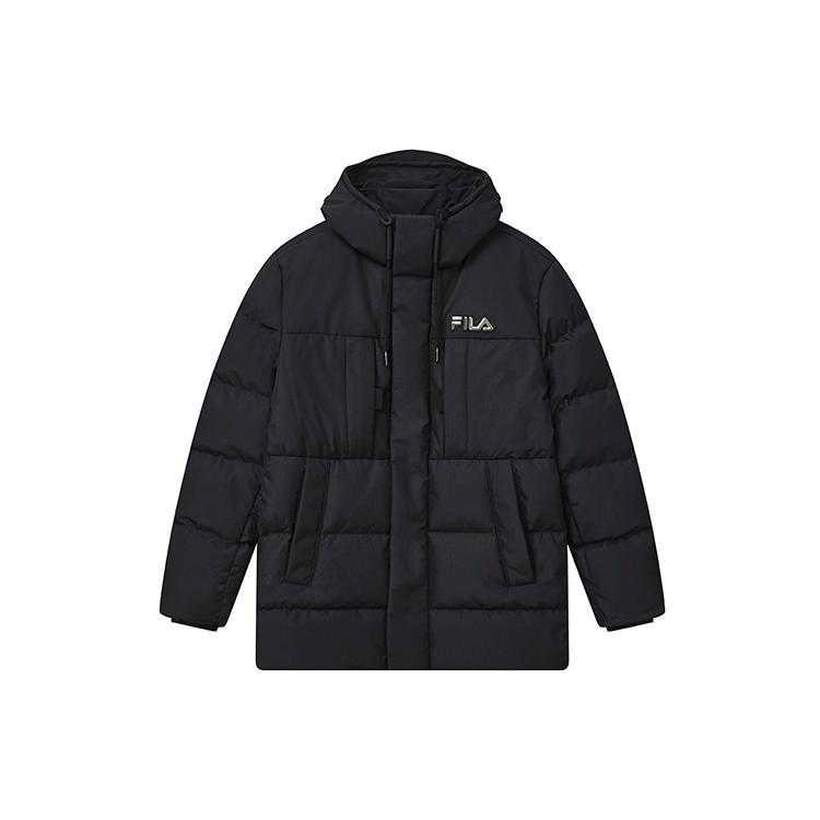 New FILA Down Jacket Men's Jet Black F11M248903F-BK