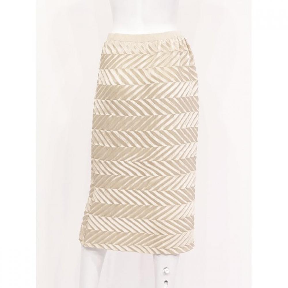 Specchio Pleated Skirt Zigzag 441 238