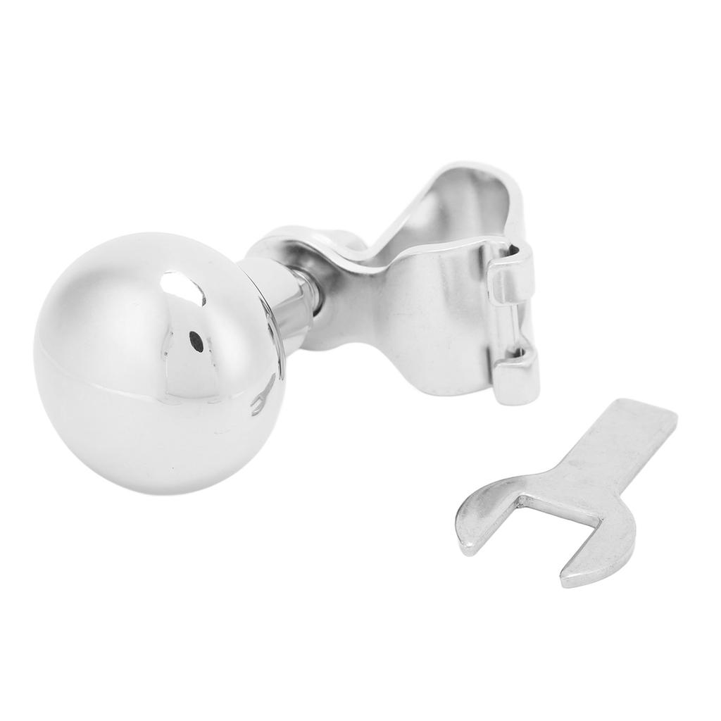 Car Steering Wheel Booster Professional Stainless Steel Round Steering Wheel Spinner Knob for Cars