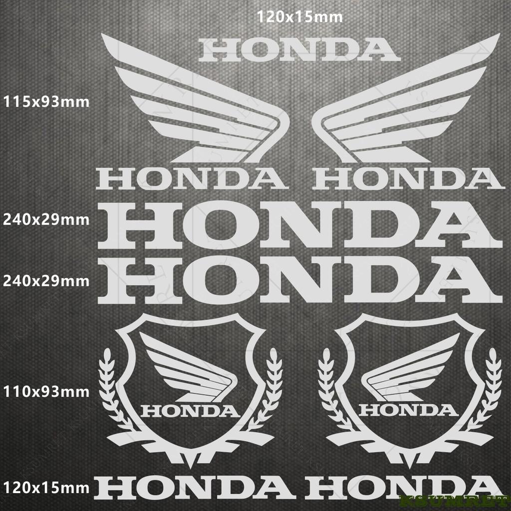 pzsh2 For Honda Motorcycle Sticker Decal Tank Logo Waterproof