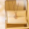 Exquisite Zircon Moon & Heart Women's Clavicle Necklace