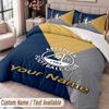 Aberdeen FC Printed Bedding Set Custom Name Text 1 Duvet Cover 2 Pillowcases For Bedroom
