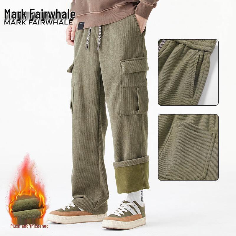 

Mark Fairwhale Men s Corduroy Fleece-Lined Work Pants 3XL