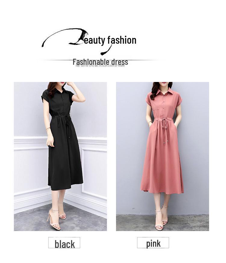 2025 Summer Loose Fit Elastic Waist Dress