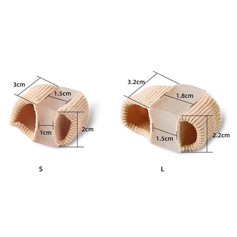 1 pz separatore divaricatore dita in silicone correttore pollice dito correzione raddrizzatore strumento per la cura dei piedi