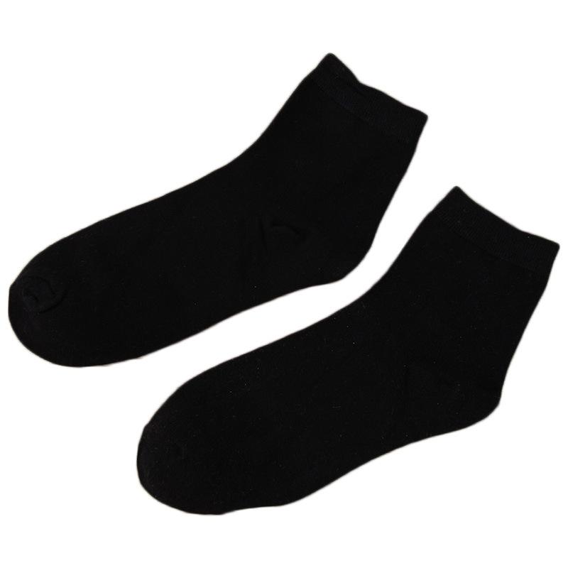 Men's Mid-calf Socks, Autumn and Winter Casual Business Anti-odor and Sweat-absorbing Men's Solid Color Versatile Cotton Socks, Long Calf Socks