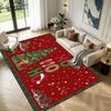 Christmas Pattern Square Area Rug Comfort Indoor Floor Carpet For Home Holiday Gift