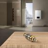 Brass Valve Built-in Thermal Components Safety Override Knob