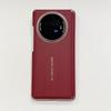 Applicable to vivoxfold1 mobile phone  double central axis hinge Fodl1pro lens  embossed plain leather anti-drop