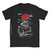 New Men T-Shirts Car Vintage Premium Cotton Tee Shirt Japanese Print Tops T Shirts Clothes