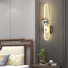 Chinese Cloisonné Enamel Brass Wall Lamp - Minimalist Bedside, Stair, Corridor & Living Room Light
