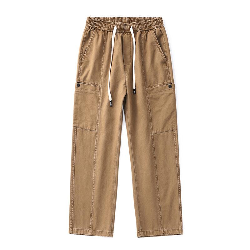 

Plus Velvet Padded Wash Faded Overalls Men s Autumn and Winter New American Retro Casual Loose Straight Pants. 4XL