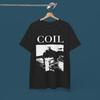 Coil Band Tee Noise Experimental Psychic TV Current 93 T-Shirt Mens Kids