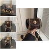 Chic Plaid Vintage Wool Shoulder Bag 2023 New Fashionable Mini Crossbody