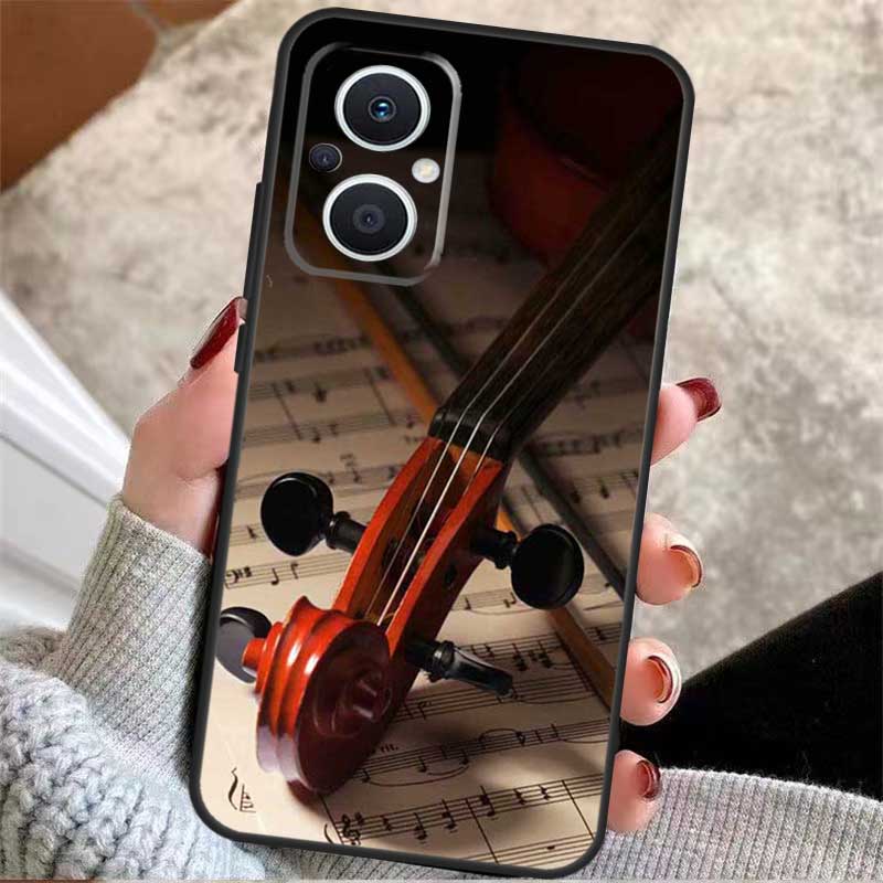 

Elegant Violins Bow Sheet Music For OPPO Reno 14 12 11 10 13 Pro 8T 11F 12F 13F 14F 7 8 Lite OPPO Find X9 X8 X6 X5 Pro Case OPPO Reno13 F