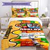 Roblox Bedding Set Breathable Duvet Cover with Pillowcases Decorative Bed Linen for Bedroom Home Decoration Birthday Gift