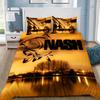 Fashion 3D Print Nash Fishing Logo Duvet Cover Pillowcase Bedding Set Adult Boy Girl Bedroom Decoration Single Double Large Size