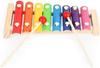 Neckgeart 8-Ton-Trommel Schlaginstrument Mini-Glockenspiel Holz Musikpädagogik Spielzeug Geschenk