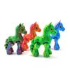 Figurine de Cheval Imprimée en 3D Articulations Mobiles Statue de Poney Jouet Fidget Anti-Stress Modèle Animal Éducatif Ornement Décoration de Bureau