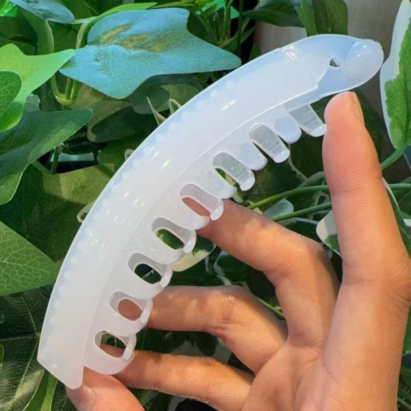 Grand Pince à Cheveux Banane 13cm - Pince à Cheveux Simple Verticale pour Queue de Cheval pour l'Arrière de la Tête