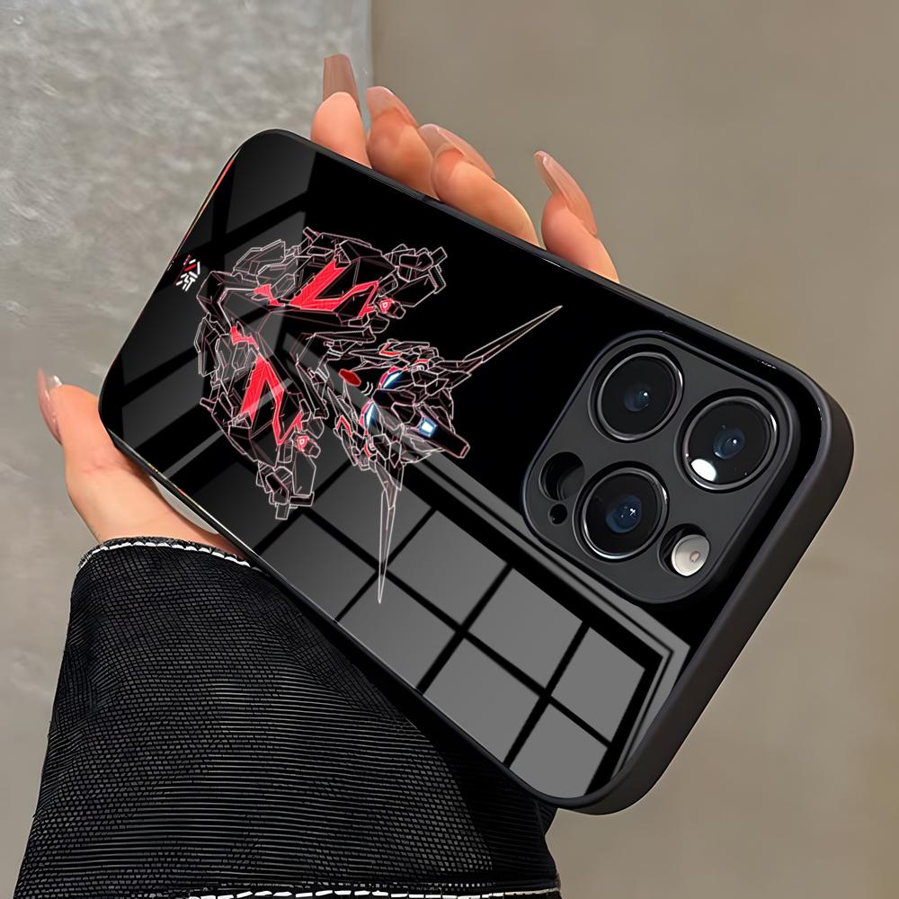 G-Gundam Phone Case For IPhone 17 Pro Max 16 15 14 Pro Max 13 11 X Xs Xr 8 7Plus Glass Cover