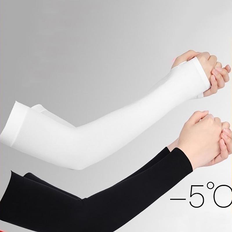 Raka Issilke Ärm Solskyddsmanschett Armvärmare UV Solskydd Anti-halk Sommar Herr Dam Handskar Utomhus Cykling