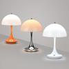 Mushroom Portable LED Table Lamp USB Wireless 3color Dimming Rechargeable Touch Night Light Mood Desk Lamp for Bedside Hotel
