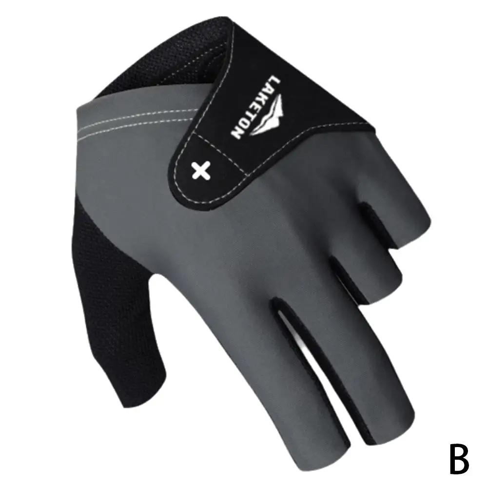 1Pc Breathable Non-Slip Thin Snooker Gloves Self-Adhesive Cloth Fixed Ice Silk Fingerless Billiard Gloves For Left Hand Ela U7N9