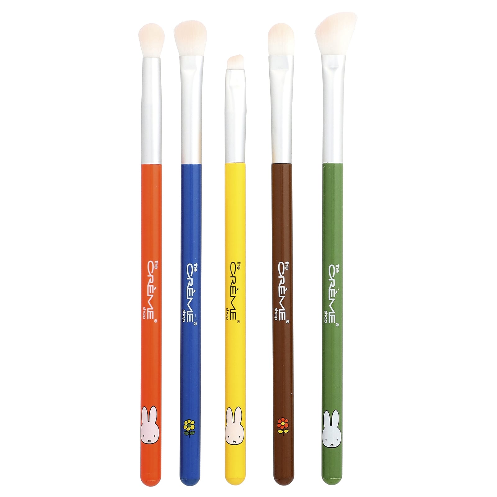 

The Creme Shop, Miffy, Everyday Essentials, Eyeshadow Brush Set + Travel Bag, 6 Pieces