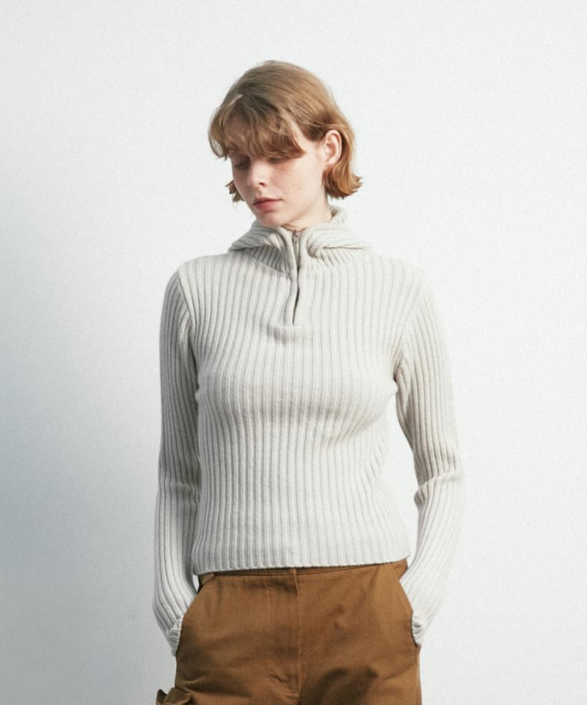 MOONSUN Unisex, Balaclava Knit Top / Mist