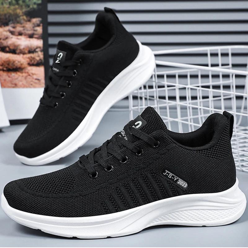 Shoes Men's Autumn New Mesh Breathable Single Shoes Soft-soled Casual Wear Resistant Mesh Shoes