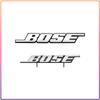BOSE Letter Logo Badge aluminum 3D car audio stickers For bmw Dacia Alfa Romeo Lada Skoda Hyundai Infiniti Volvo Jaguar