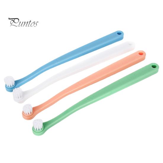 Pet Tooth Brush Toothbrush Long Handle Oral Care Bite Resistant Cat Dog Bad Breath Teeth Cleaning Accessories